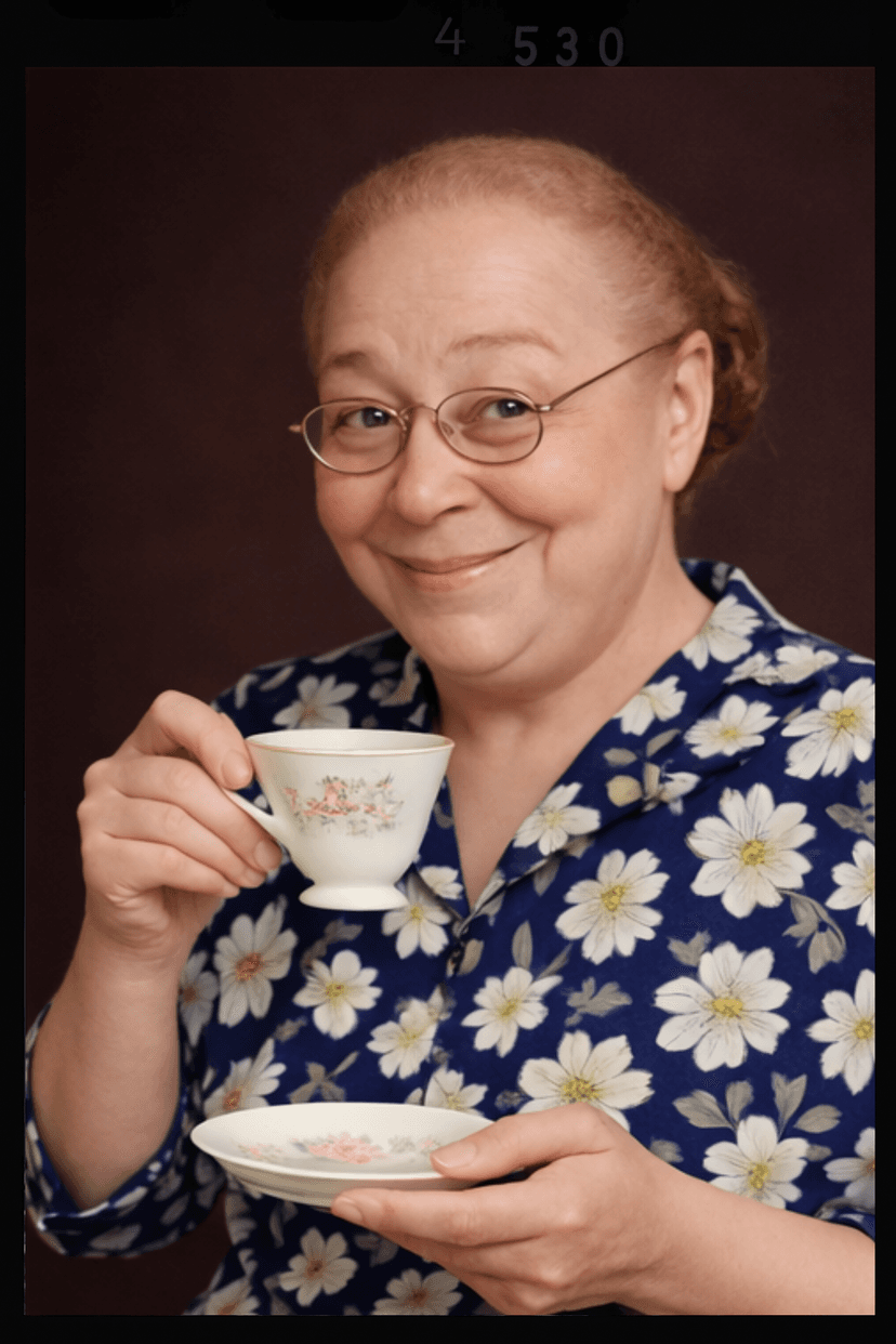 Doris - a kind Southern lady with tea